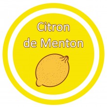 Conception graphique de l'étiquette du parfum Citron des biscuits Saint Louis de Lafitau