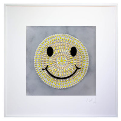 Hypocondri'Art SMILEY // 83x83 cm // © Aurélie Bellon